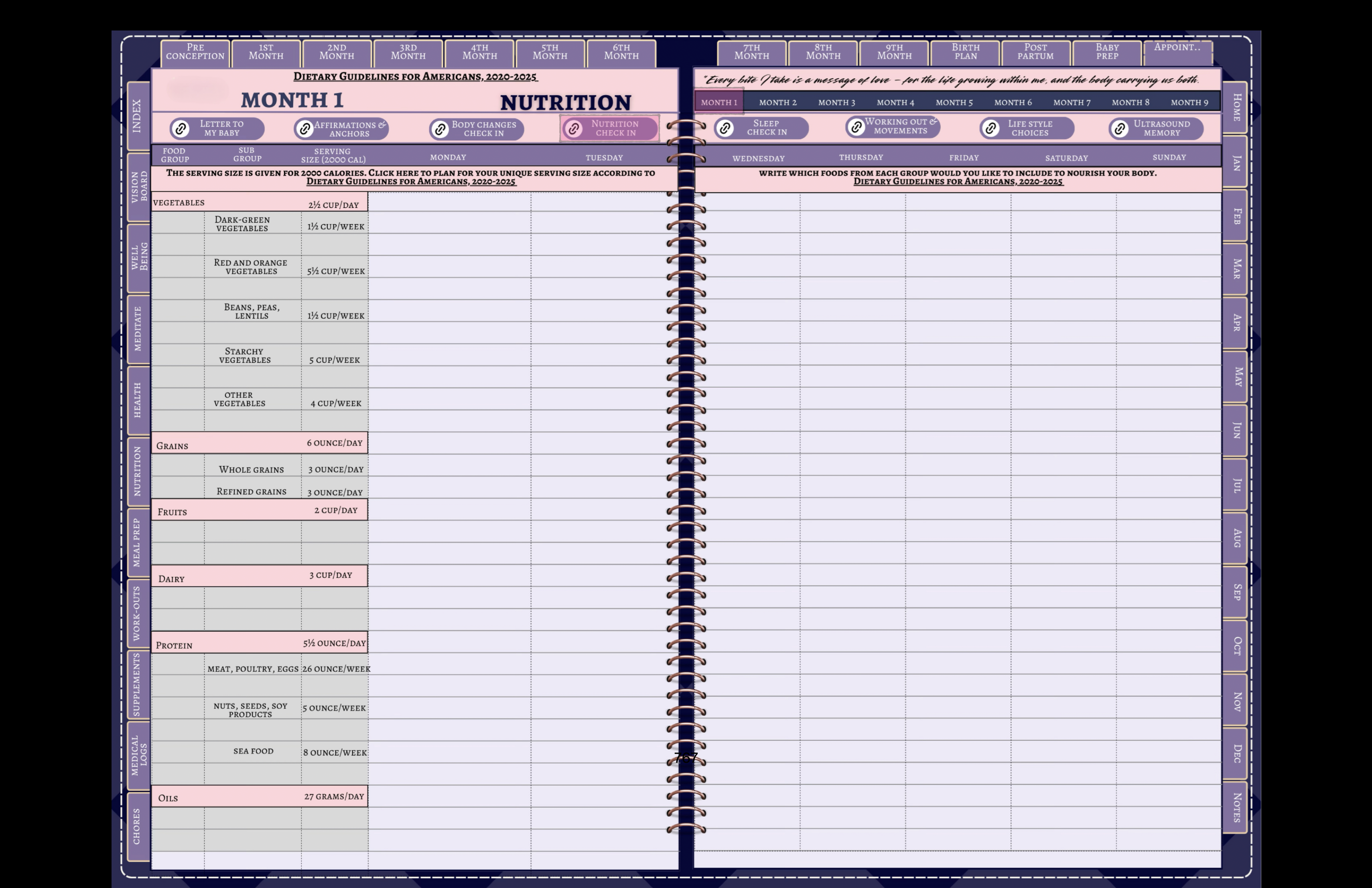 Health and wellness tracker